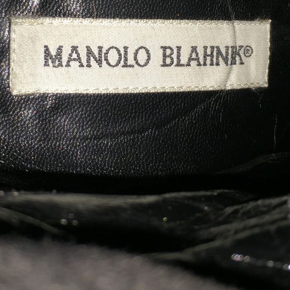 Manolo Blahnik black lace up suede boots - Picture 5 of 6
